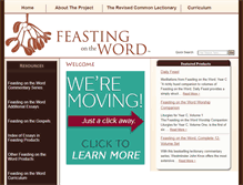 Tablet Screenshot of feastingontheword.net